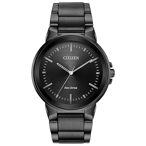 Citizen Axiom Mens Gray Stainless Steel Bracelet Watch Bj6517-52e, One Size
