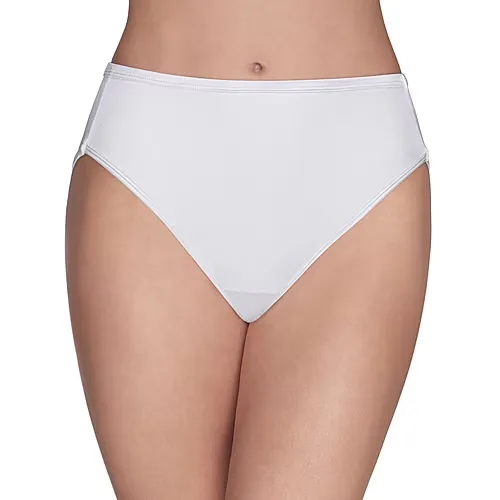 Vanity Fair Illumination High Cut Panty - 13108, 5, White