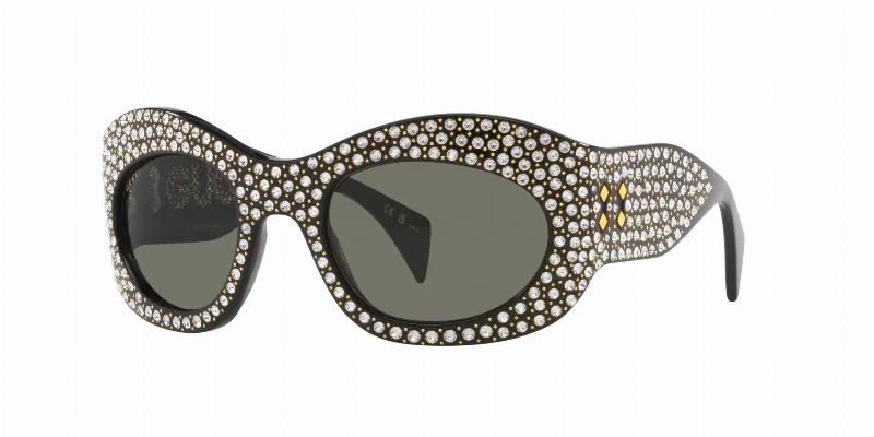 GUCCI Unisex Sunglasses GG1463S  -  Frame color: Black, Lens color: Grey