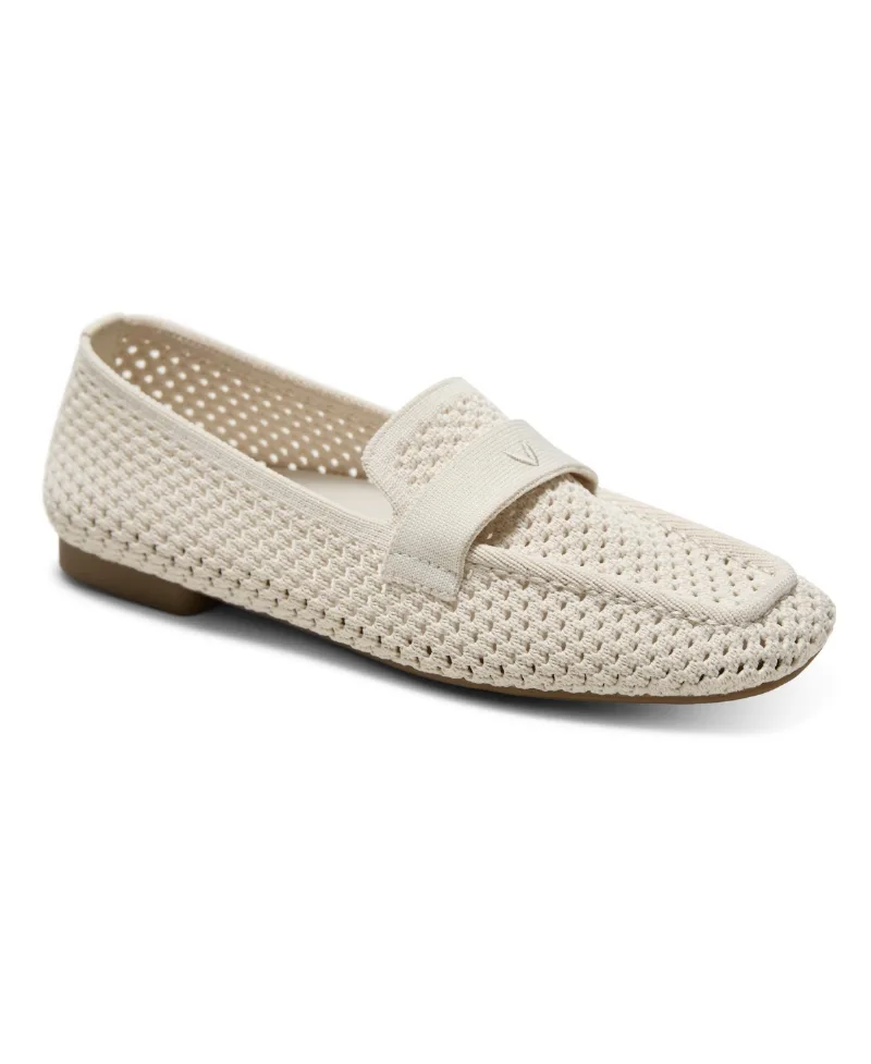 Vivaia Women's Silvie Square-Toe Icon Loafers - Pale apricot mesh