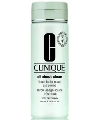Clinique All About Clean Liquid Facial Soap Cleanser Extra Mild