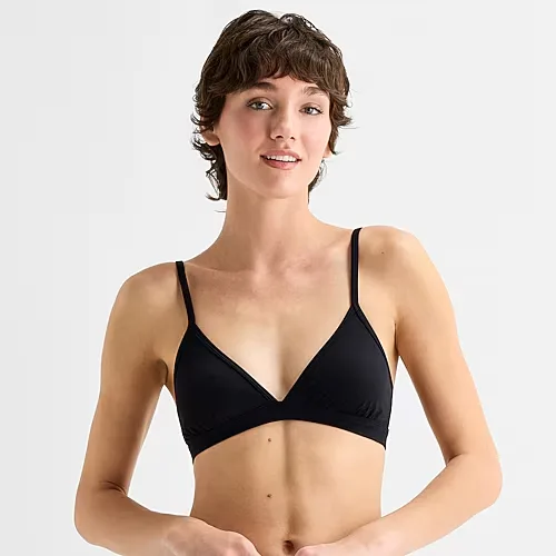 Arizona Cloud Kissed Womens Light Support Bralette 381742, Small, Black