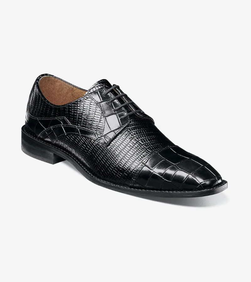 Stacy Adams Shoes Tedesco Cap Toe Oxford Black Size 8