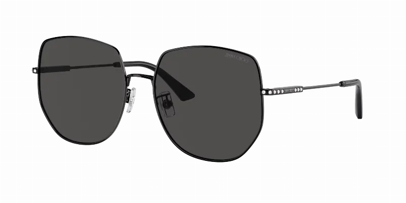 JIMMY CHOO Woman Sunglasses JC4006BD  -  Frame color: Black, Lens color: Dark Grey