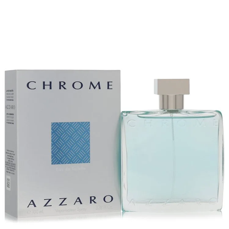 Chrome Cologne by Azzaro 3.4 oz EDT Spray for Men