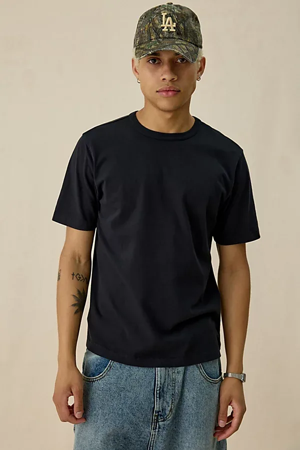 Standard Cloth Classic Tee in Black, Men's at Urban Outfitters