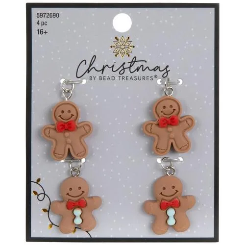 Gingerbread Man Charms