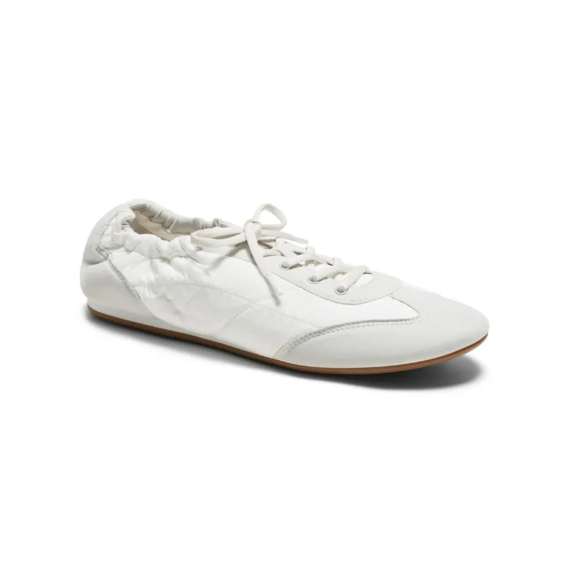 Vivaia Women's Yancy Jogger Re-Nylon Sneakerina - White/smokey grey water rpt