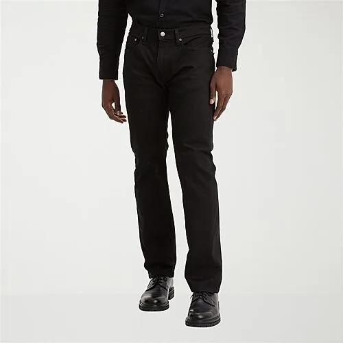 Levi's Mens 514 Stretch Fabric Straight Leg Jean, 36 34, Black