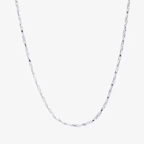 Silver Reflections Pure Silver Over Brass 16-30" Chain Necklace, One Size