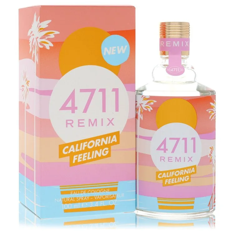 4711 Remix California Feeling by 4711 EAU DE COLOGNE SPRAY 3.4 OZ for UNISEX