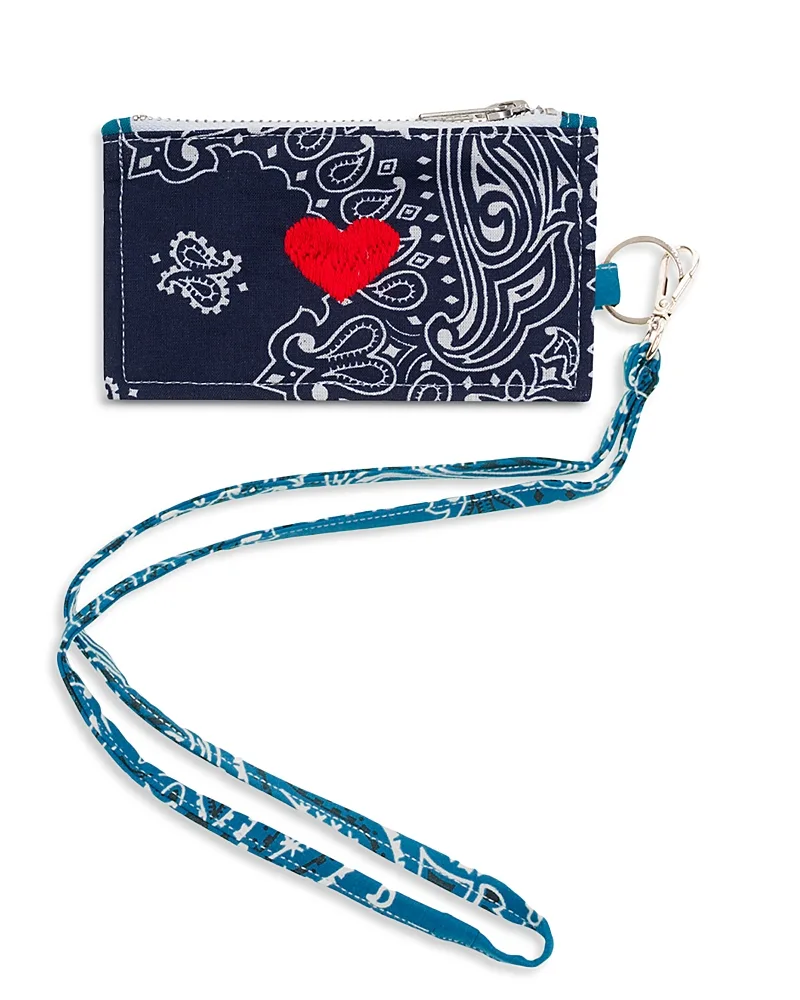 Call it By Your Name Bordeaux Bandana Card Holder