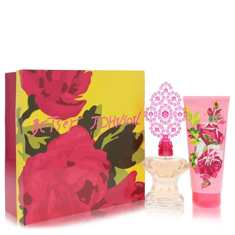 Betsey Johnson for Women, Gift Set (3.4 oz EDP Spray + 6.7 oz Body Lotion)