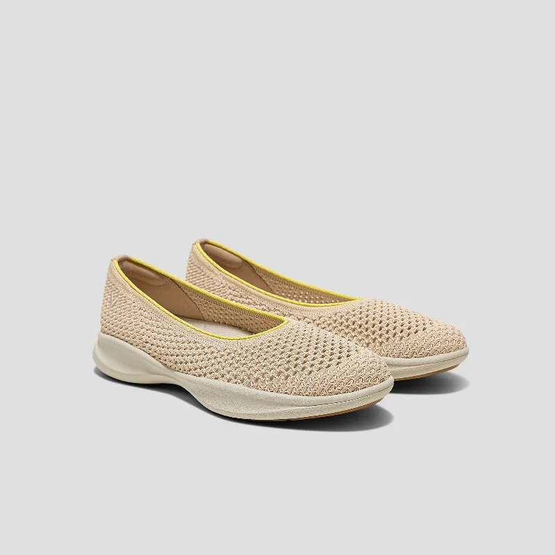 VIVAIA Walker Pro Hybrid Ballet Flats (Izabel)|YELLOW APRICOT MESH|US 7.5