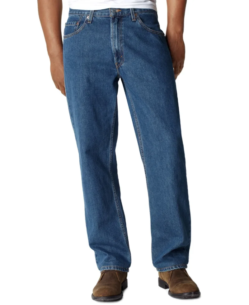 Levi's Men's Big & Tall 550 Relaxed Fit Non-Stretch Jeans - Dark Stonewash