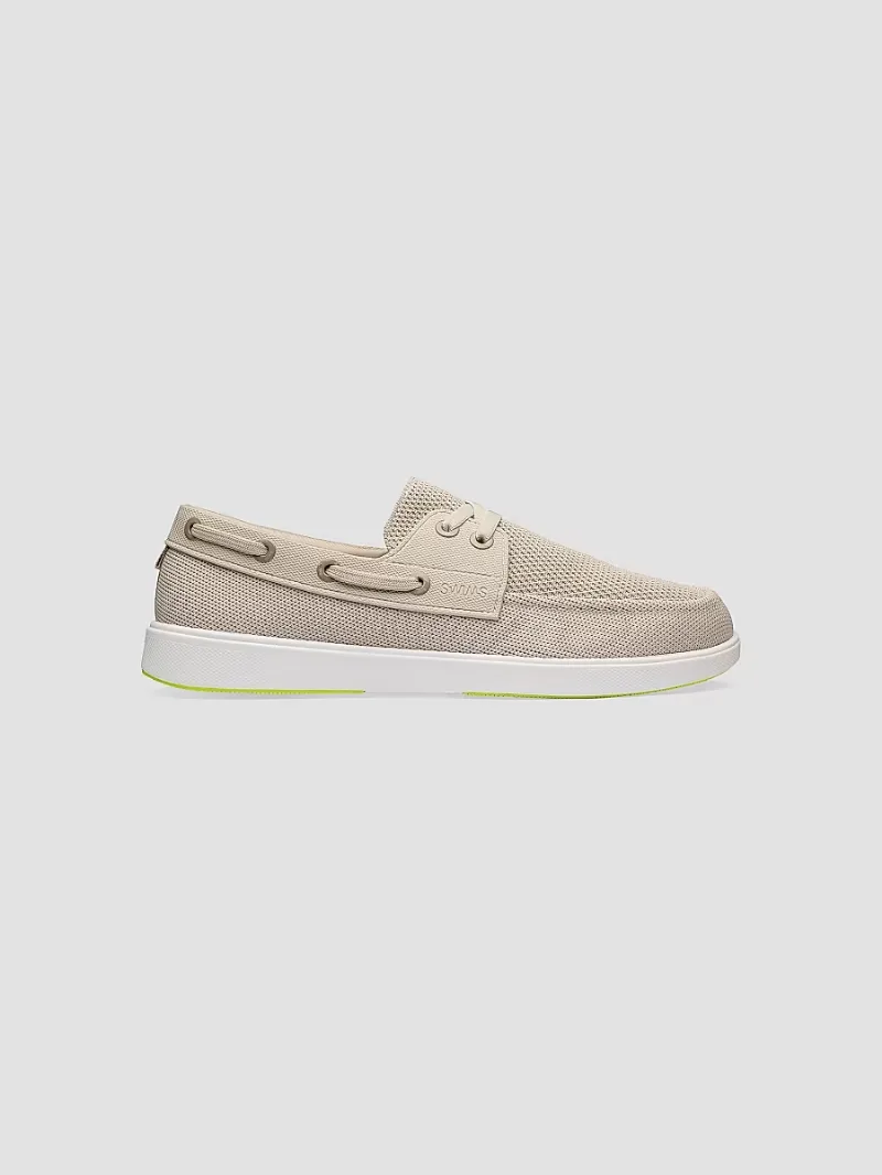 Swims Men's Breeze Boat Shoes - Mist Sand White - Size 10