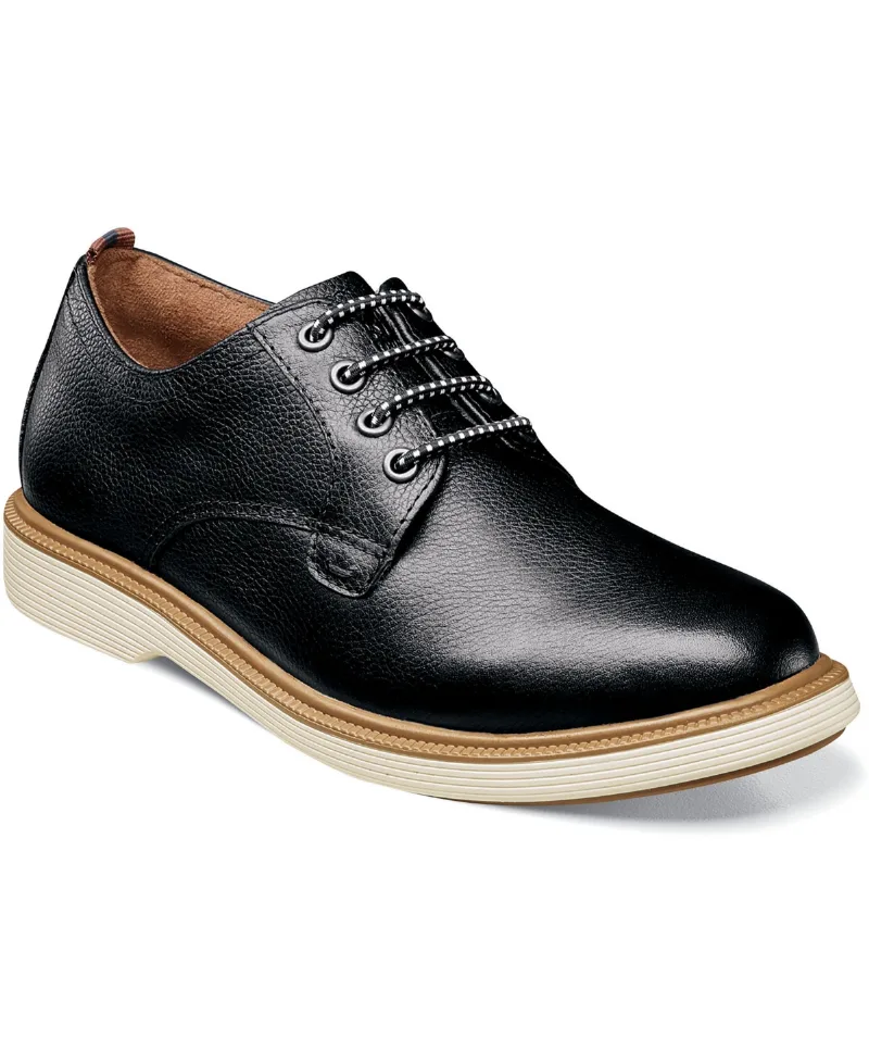 Florsheim Little Boy Supacush Plain Toe Oxford Shoes - Black