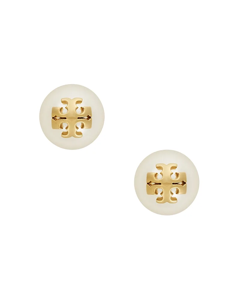 Tory Burch Imitation Pearl Stud Earrings