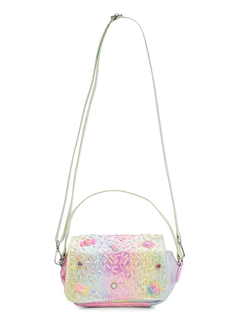Bari Lynn Girl's Girl's Sprinkle Iridescent Crossbody - Multi