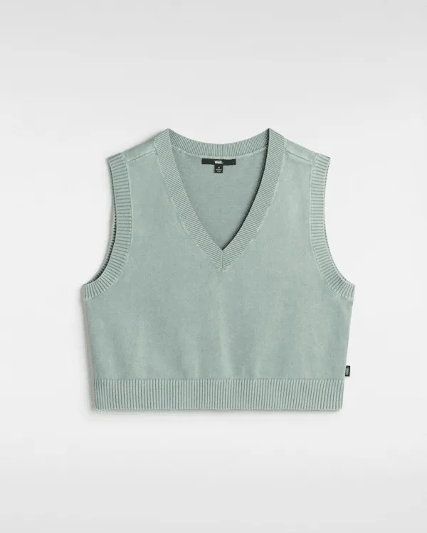 Vans - Syd Sweater Vest, Woman, Blue, Size: S