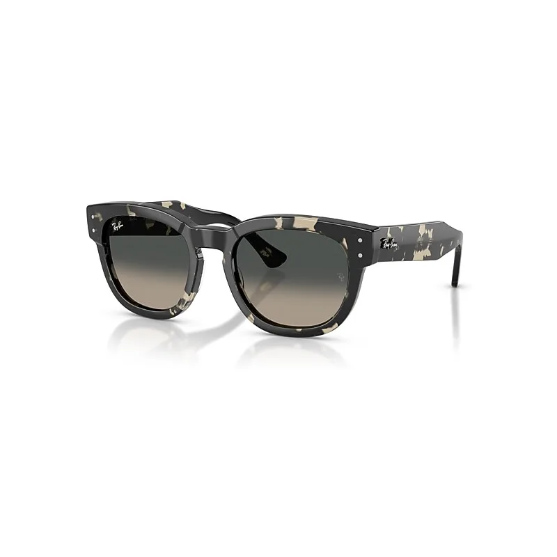 Ray-Ban Mega Hawkeye Sunglasses Grey Havana Frame Grey Lenses 53-21
