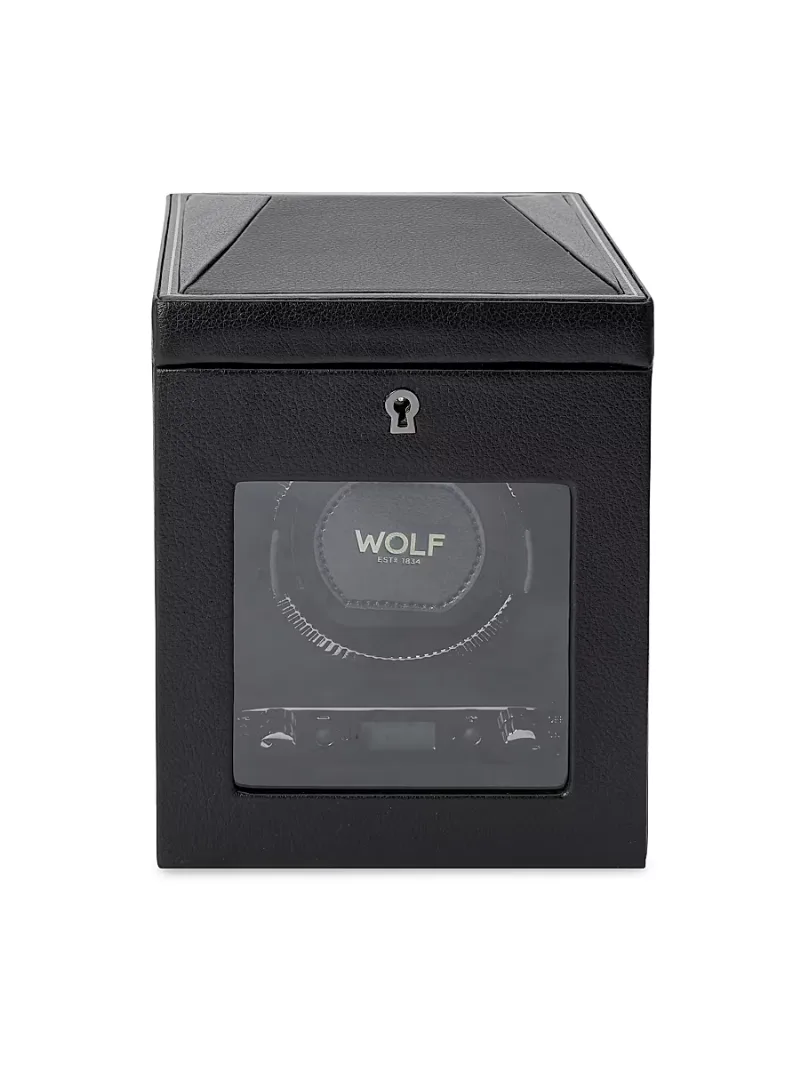 Wolf British Racing Single Watch Winder - Black