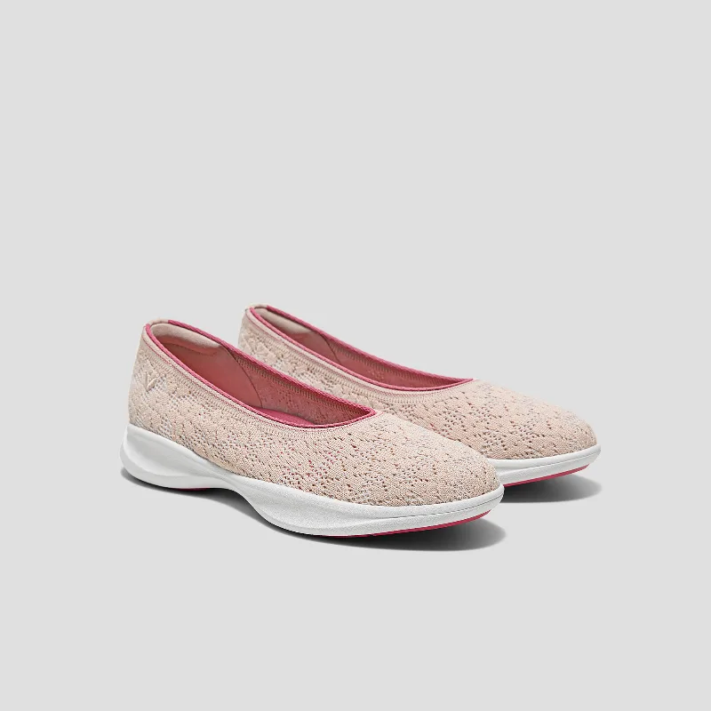 VIVAIA Walker Pro Hybrid Ballet Flats (Izabel)|BALLET BLUSH FLORAL|US 5