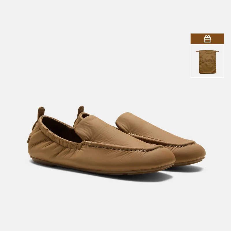 VIVAIA Nylon Travel Loafers (Avoir)|DARK CHESTNUT|EU 37