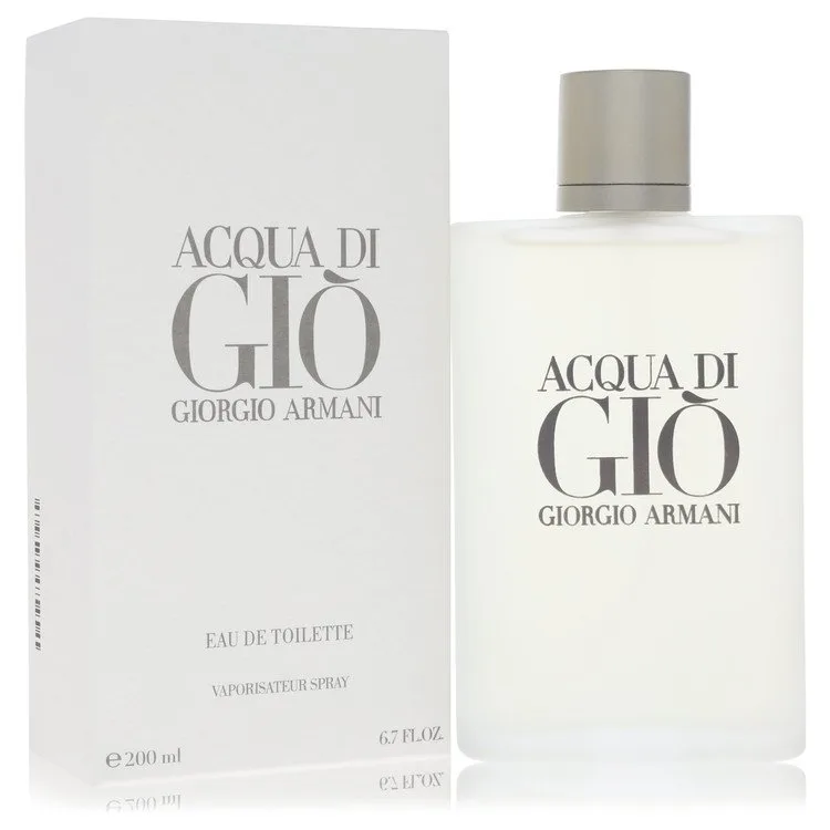 Acqua Di Gio Cologne by Giorgio Armani 6.7 oz EDT Spray for Men