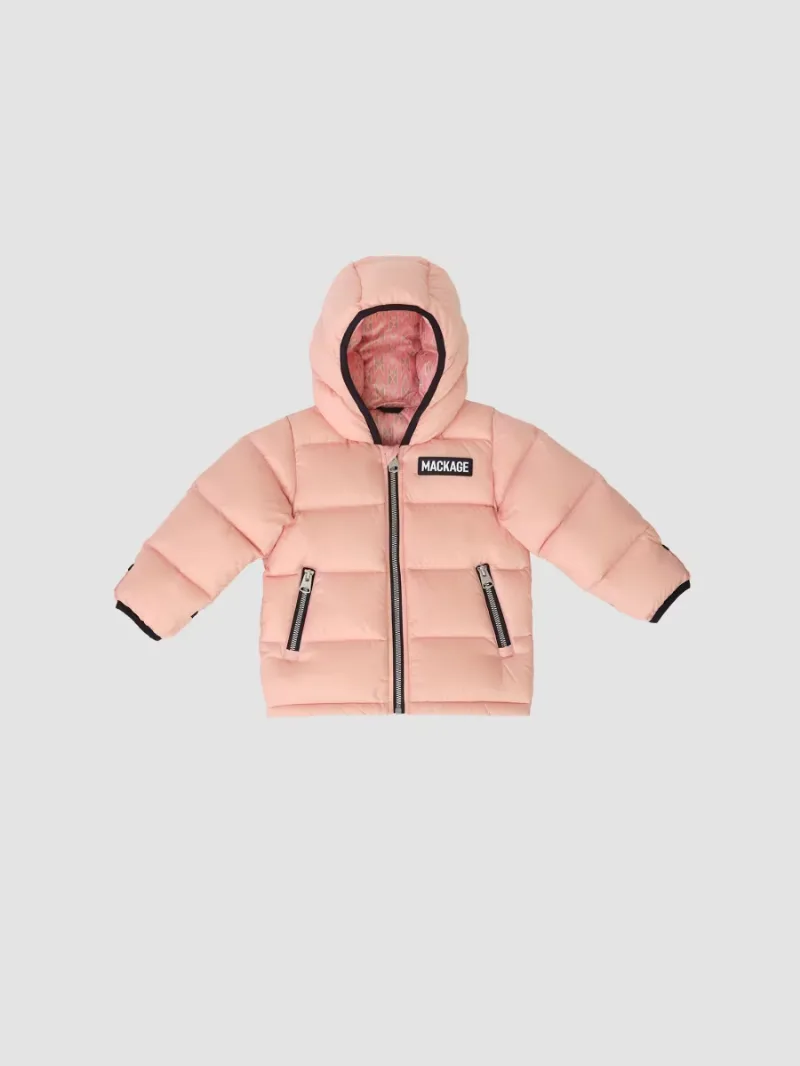 Mackage Girl's Baby Girl's Noko Down Puffer Jacket - Soft Pink - Size 6 Months