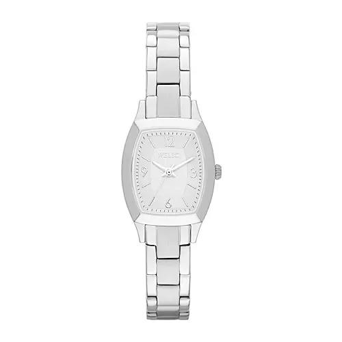 Relic By Fossil Everly Womens Silver Tone Stainless Steel Bracelet Watch Zr34270, One Size