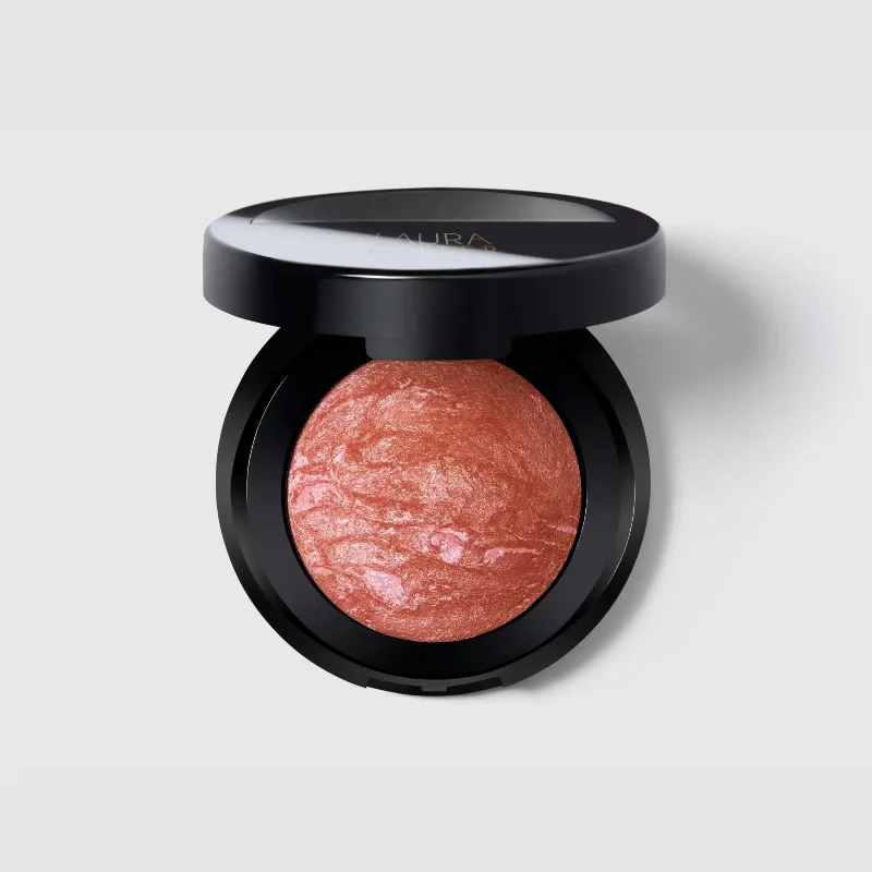 Laura Geller Beauty Baked Blush-N-Brighten Marbleized Blush Pink Grapefruit