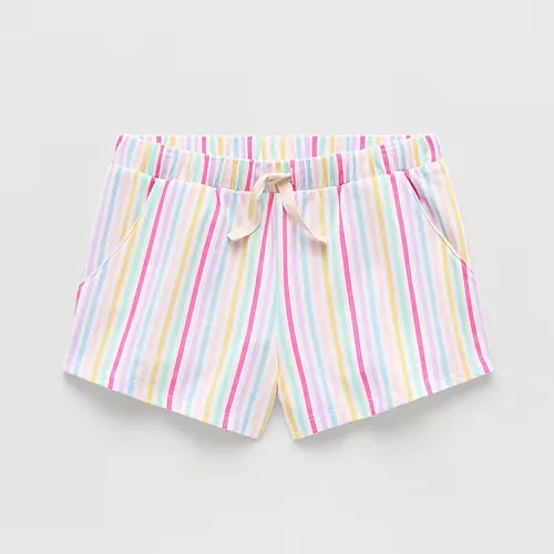Thereabouts Little & Big Kid Girls Pull-On Short, Large (14), Pink