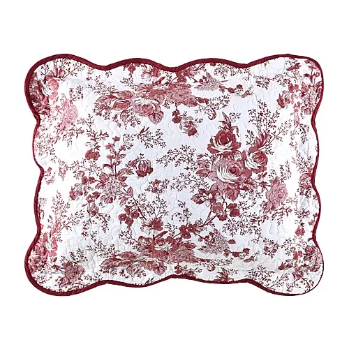Laurel Manor Toile Garden Cotton Pillow Sham, One Size, Multiple Colors
