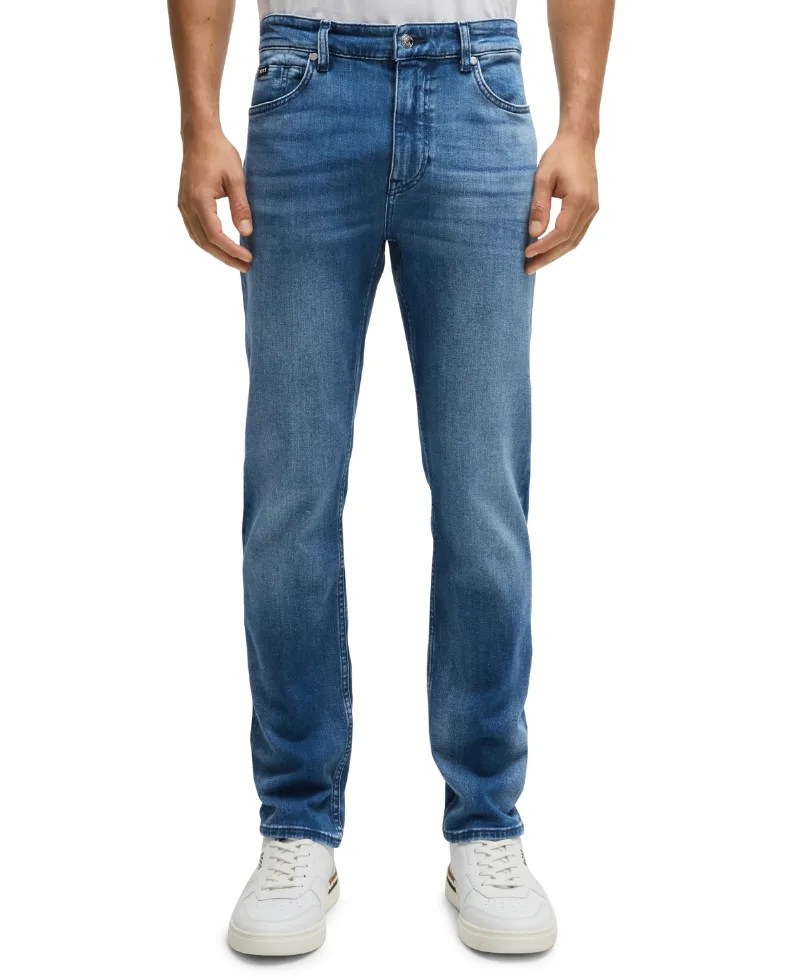 Boss by Hugo Boss Men's Slim-Fit Jeans - Open Blue