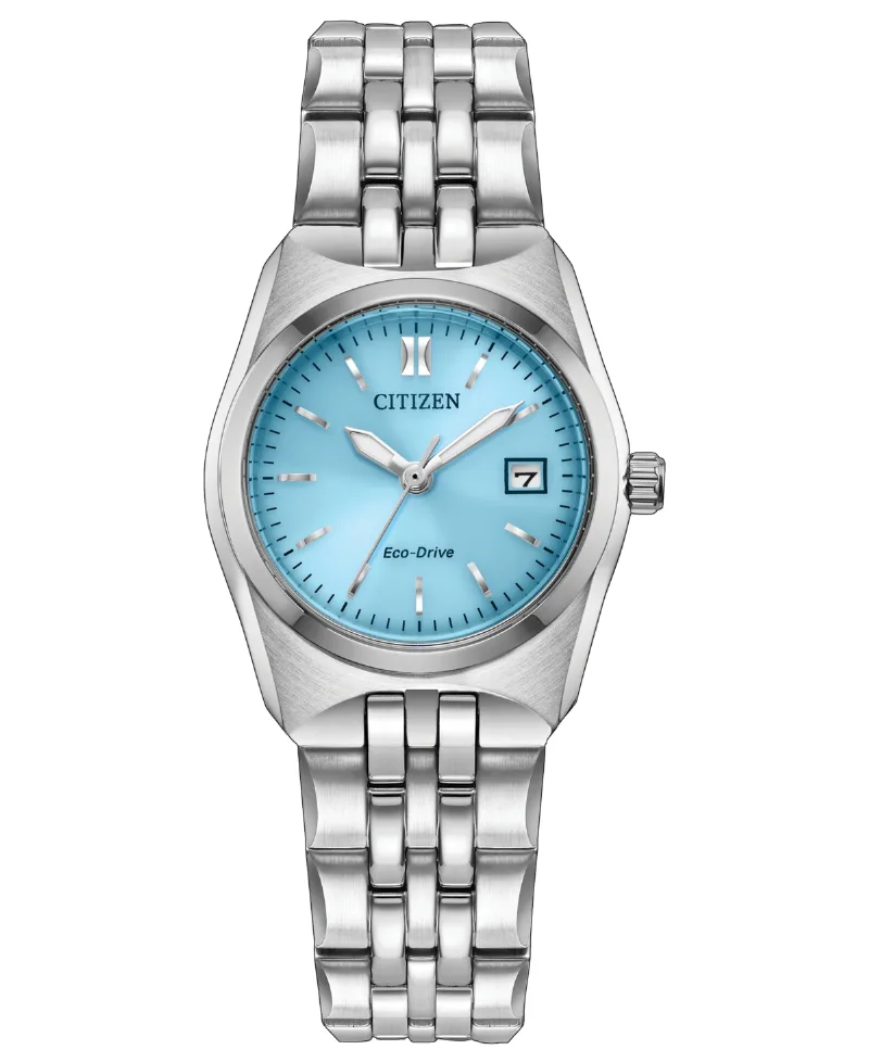 Citizen Women's Corso Silver-Tone Stainless Steel Bracelet Watch 27mm - Silver