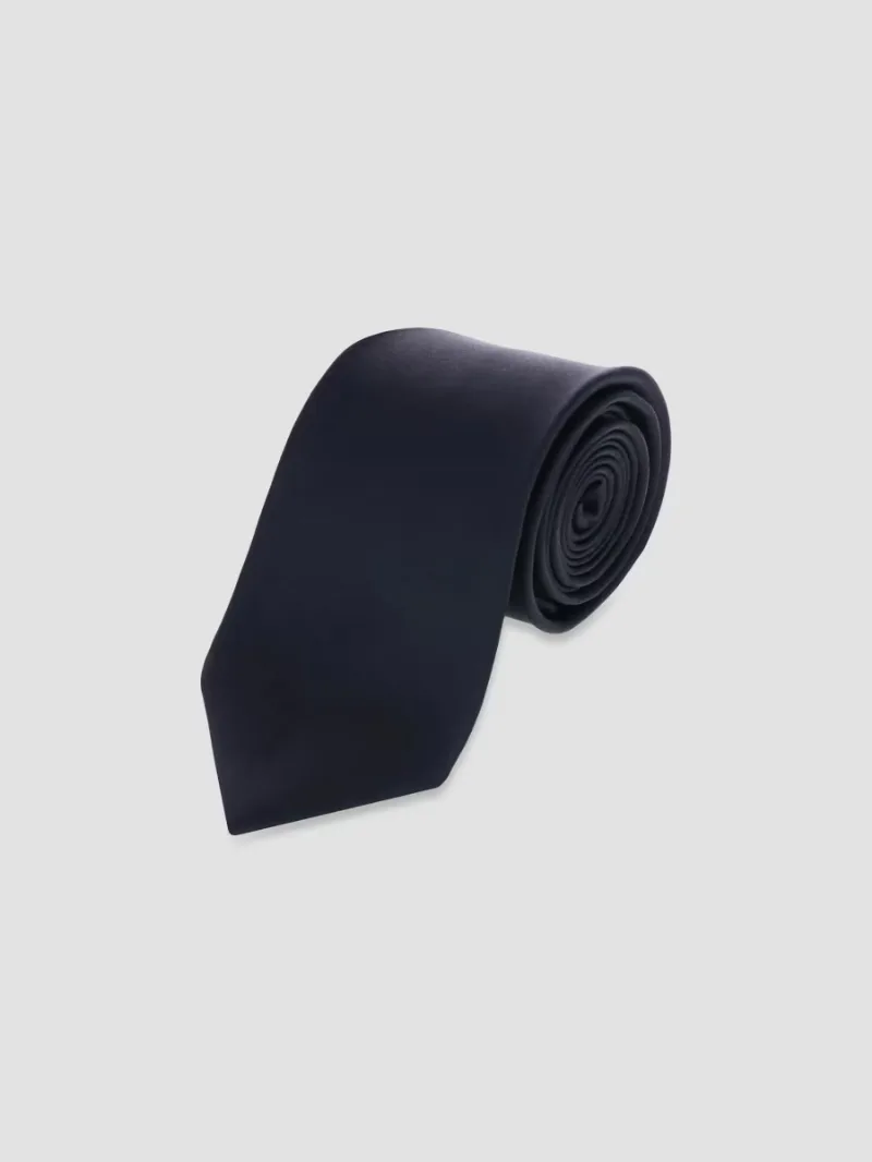 Men Sutton Formal Silk Tie - Black