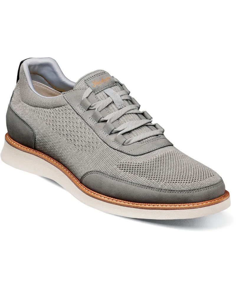 Florsheim Men's Launch Knit Elastic Lace Slip On Sneaker - Gray