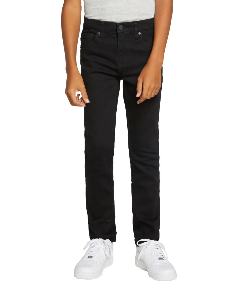 Levi's Big Boys 510 Skinny Fit Stretch Performance Jeans - Black Stretch