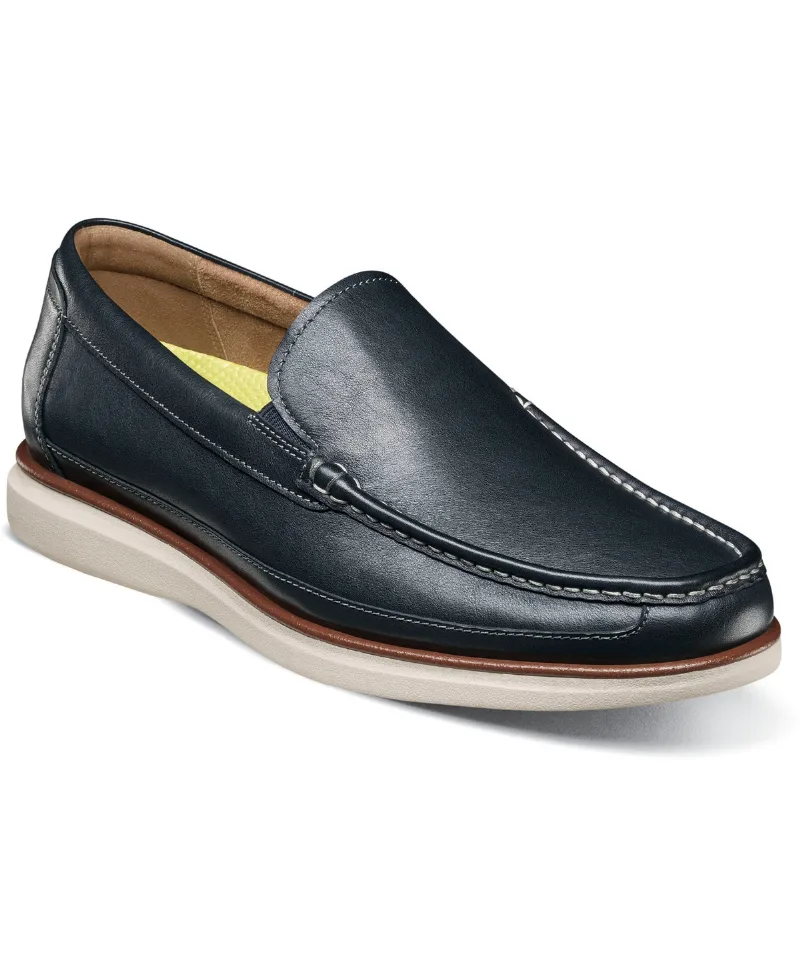 Florsheim Men's Tropics Moc Toe Venetian Loafer - Navy
