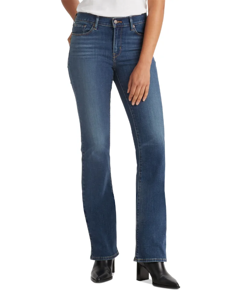 Levi's Women's Casual Classic Mid Rise Bootcut Jeans - Lapis Wave