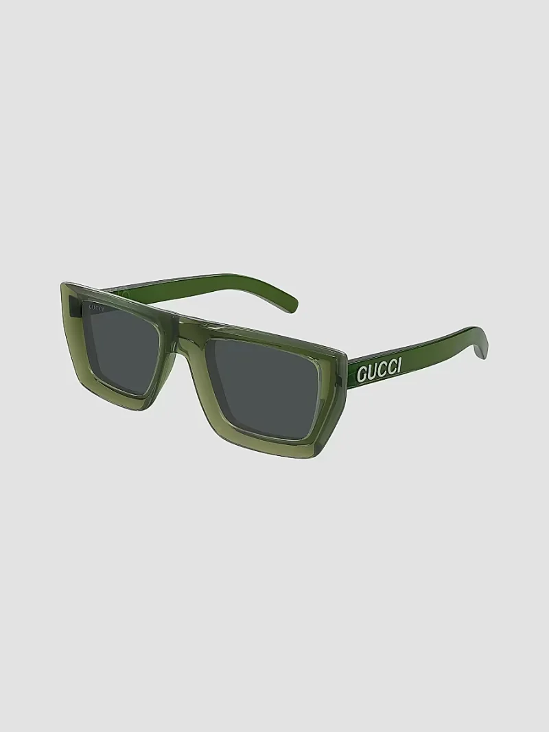 Gucci Men's Sunset Boulevard GG1723S 51MM Rectangular Sunglasses - Grey Green