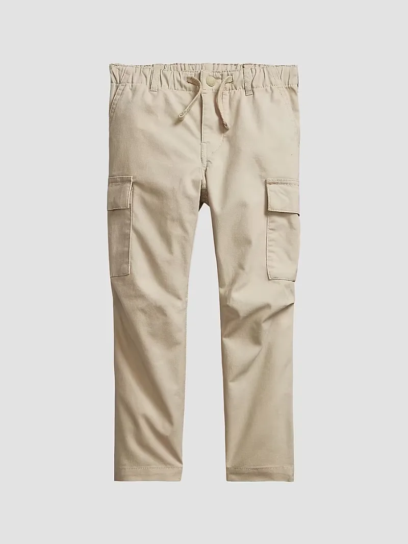Little Boy's & Boy's Cargo Pants - Classic Stone - Size 14