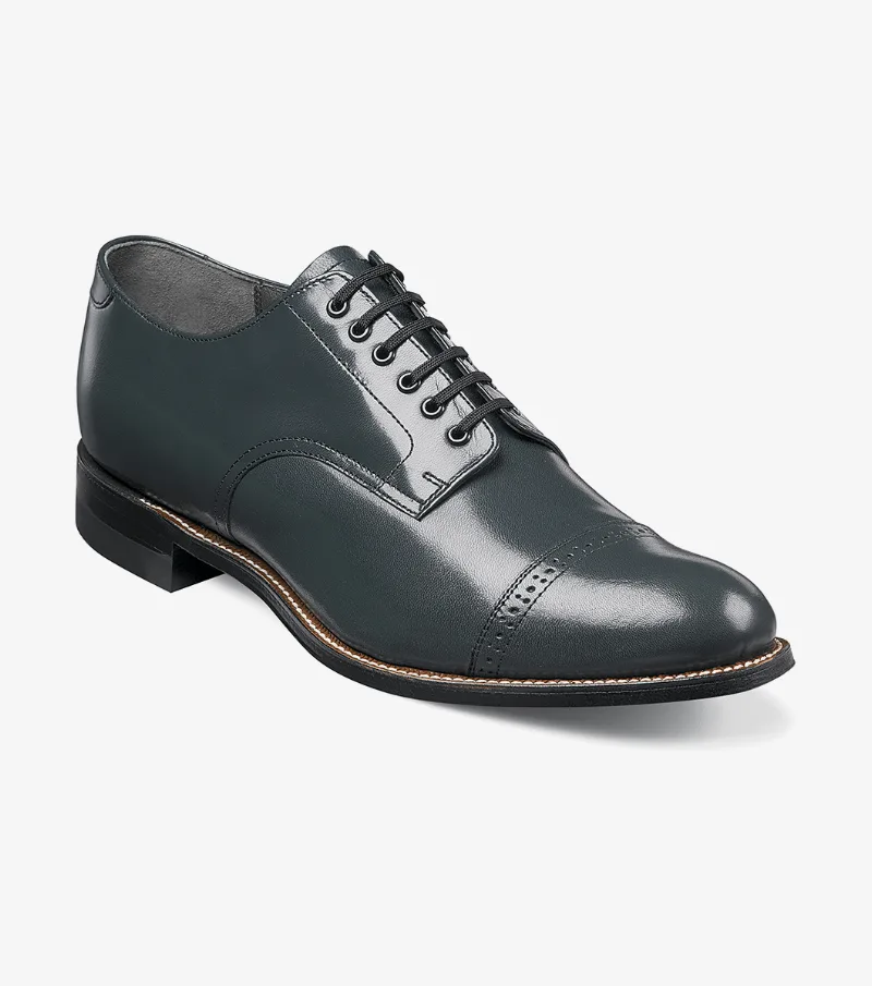 Stacy Adams Shoes Madison Cap Toe Oxford Navy Size 10.5