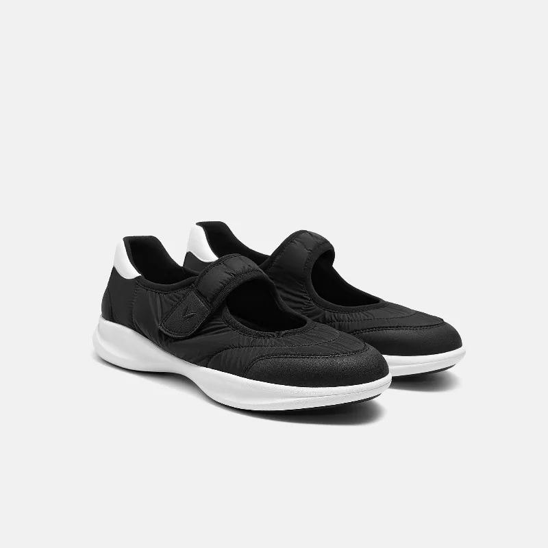 VIVAIA Walker Pro Re-Nylon Hybrid Mary Jane (Ivee)|BLACK|US 11