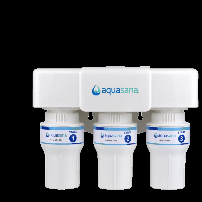Aquasana 3-Stage Under Sink Water Filter 15X Stronger Filtration Reduces 78 Contaminants Certified to NSF/ANSI 42, 53 & 401