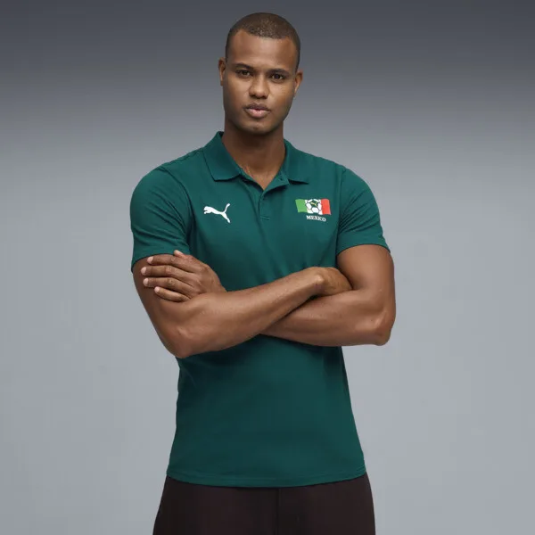 Camisa PUMA Polo Fanpack para Hombre en Talle XL Varsity Green/PUMA White