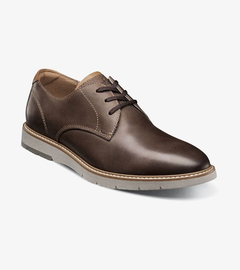 Florsheim Shoes Viso Plain Toe Oxford Brown CH Size 7.5