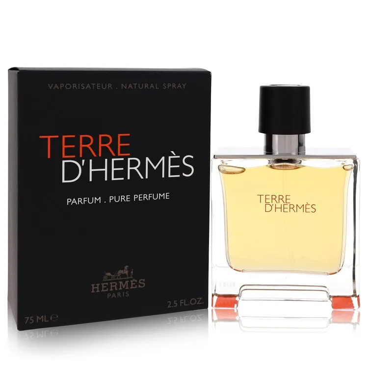 Terre D'hermes Cologne by Hermes 2.5 oz Pure Pefume Spray for Men