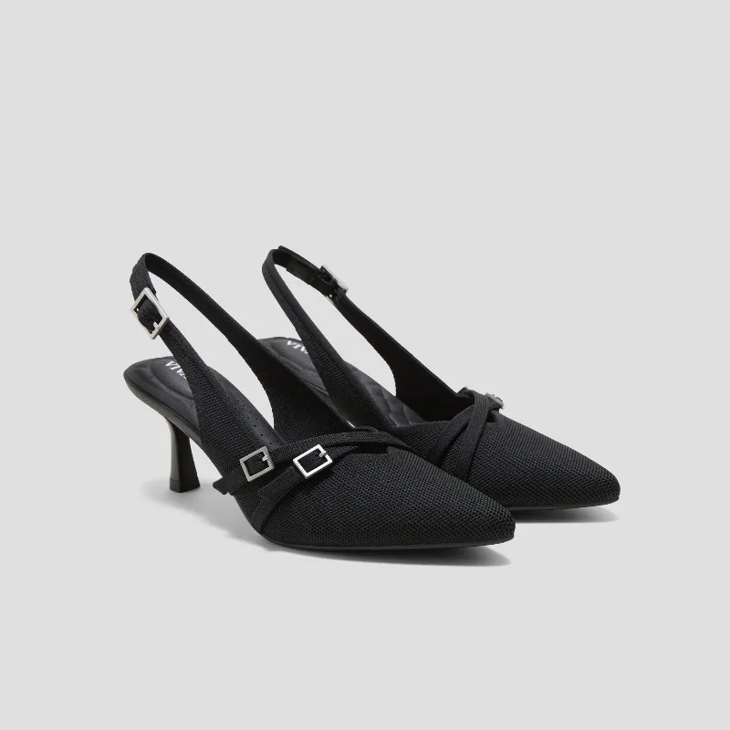 VIVAIA PointEase™ Slingback Heels (Adela)|BLACK|US 8.5